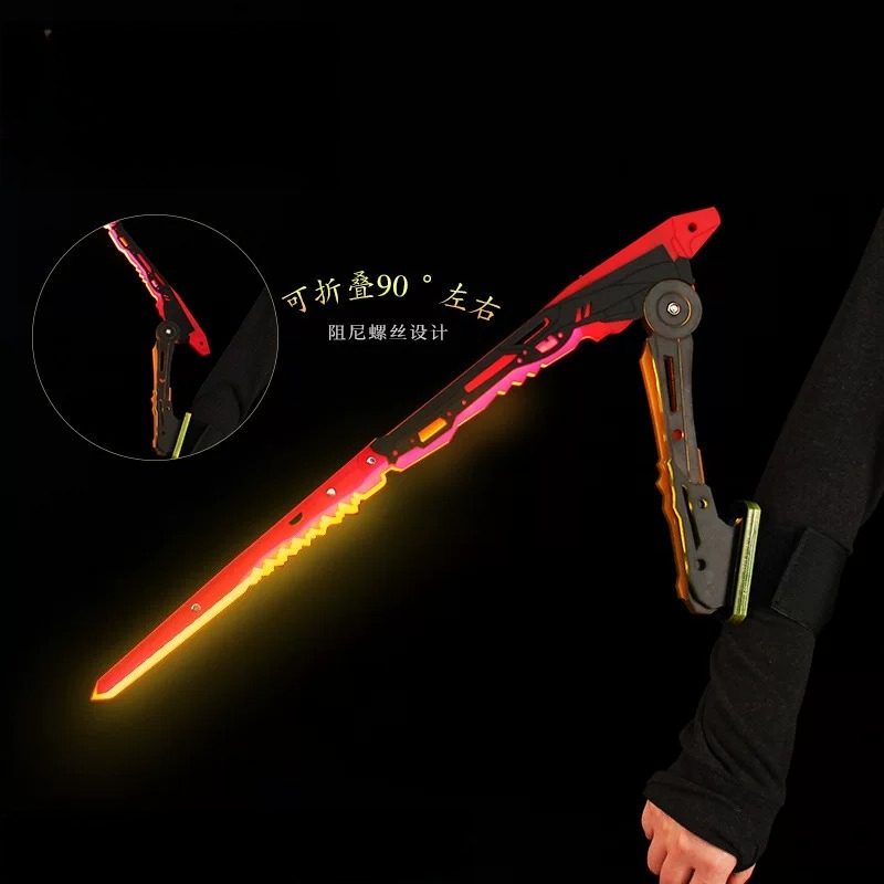 Cosplay Prop Katana - 애니메이션 사이버펑크 카타나 만티스 블레이드 발광