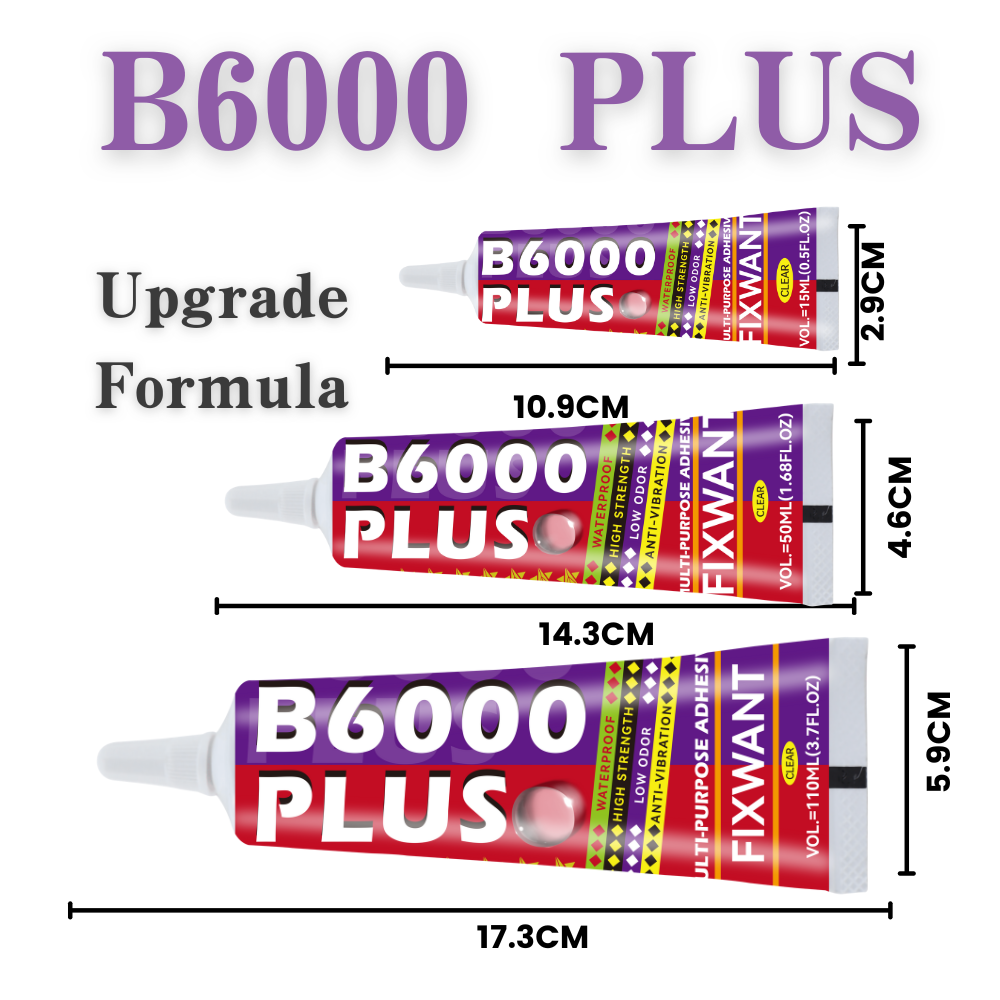 Contact Cement Glue - B6000 PLUS 15/50/110ML 투명 접촉 전화