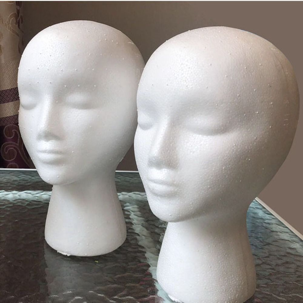 Cosplay Prop Foam - 안경 진열대 여성 헤드 모델 더미