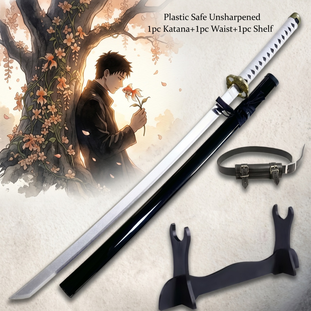 Cosplay Prop Katana - 40인치 카구라바치 카타나 스탠드 세트 포함
