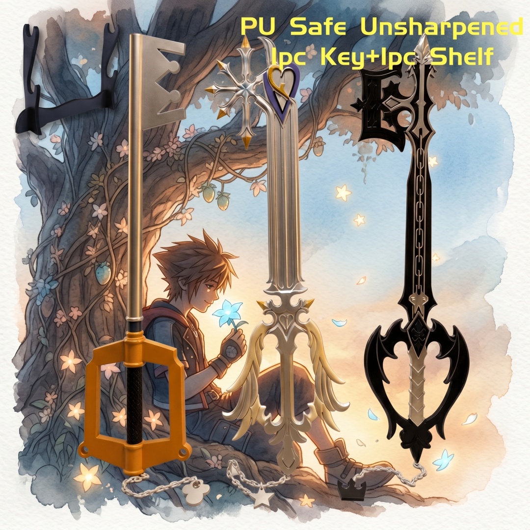 Keyblade Cosplay Prop - 34인치 킹덤 하츠 소라 키 블레이드
