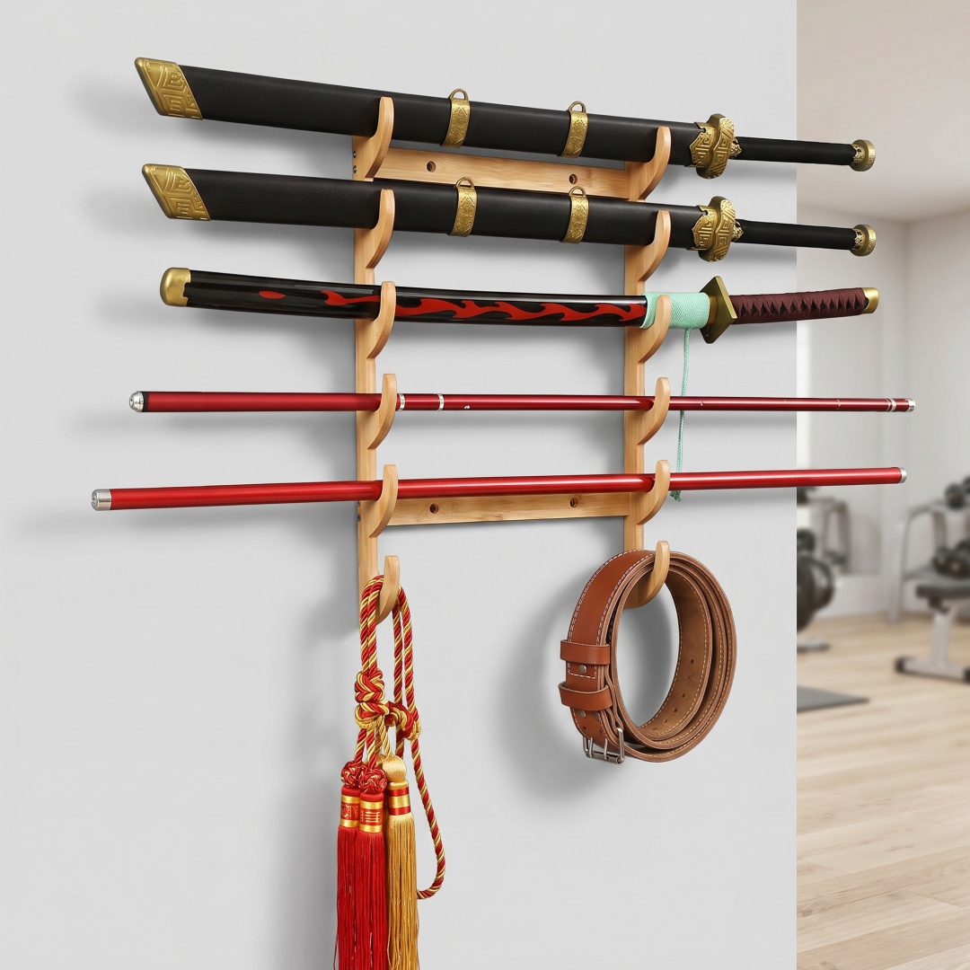 Cosplay Prop Katana - 8단 벽걸이 검 보관대 지지대 애니메이션