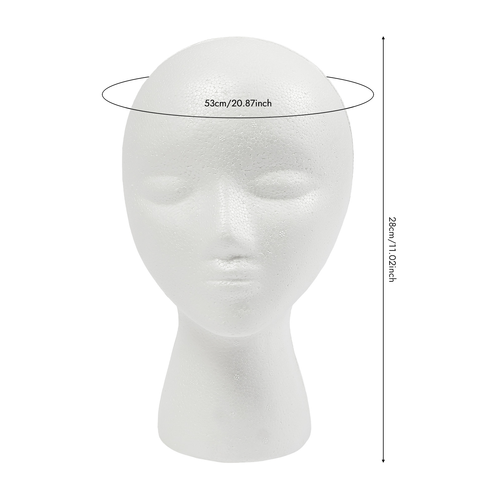 12개입 EPS 폼 마네킹 헤드 53cm 지름 가발 디 - Cosplay Prop Foam 리뷰 및 가격