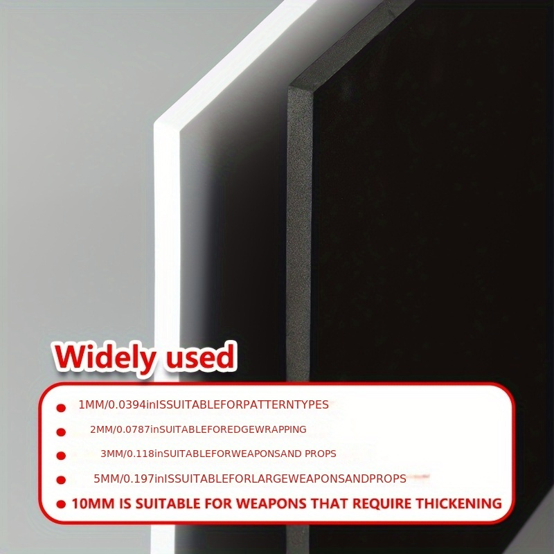 EVA 폼보드 14x39인치, 3mm-10mm 두께의  - Cosplay Prop Foam Board 리뷰 및 가격