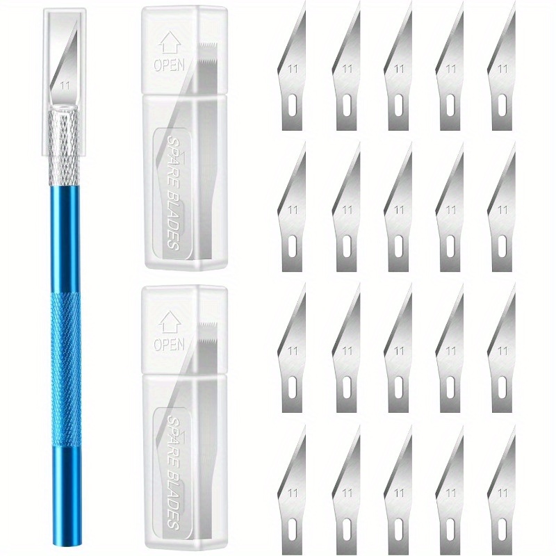엑스택토 칼과 20개의 교체용 칼날이 포함된 공예용 칼 - Craft Knife Set 리뷰 및 가격