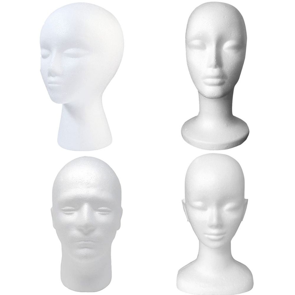 안경 진열대 여성 헤드 모델 더미 폼 가발 헤드 폼 마 - Cosplay Prop Foam 리뷰 및 가격