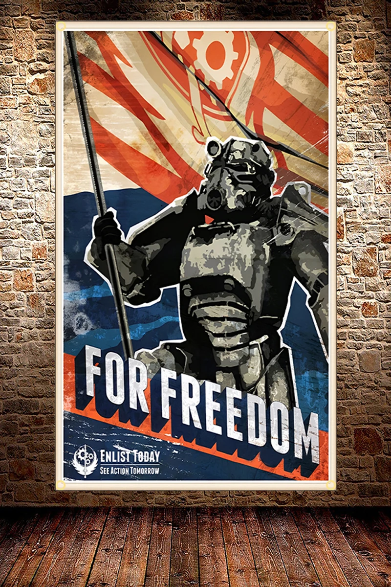 FLAGDOM 90X150CM 3X5Ft 게임 포스터  - Fallout Cosplay Prop 리뷰 및 가격