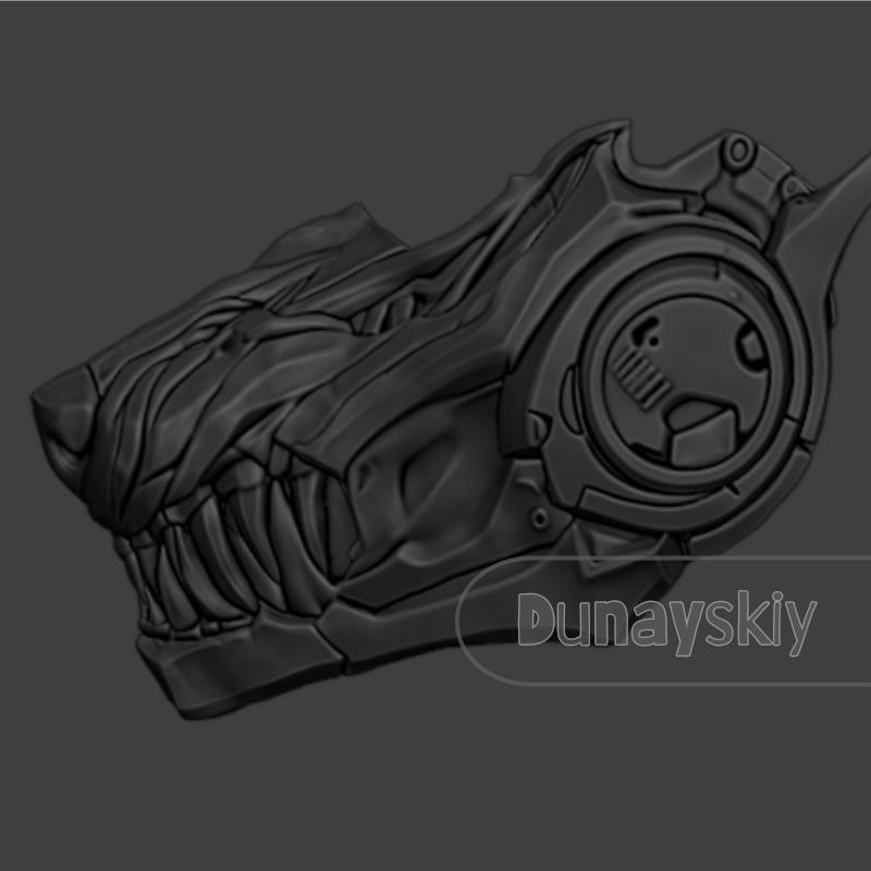 러브 앤 딥스페이스 발코 울프 마스크 코스프레 소품 퍼 - Cosplay Prop 3D Print 리뷰 및 가격