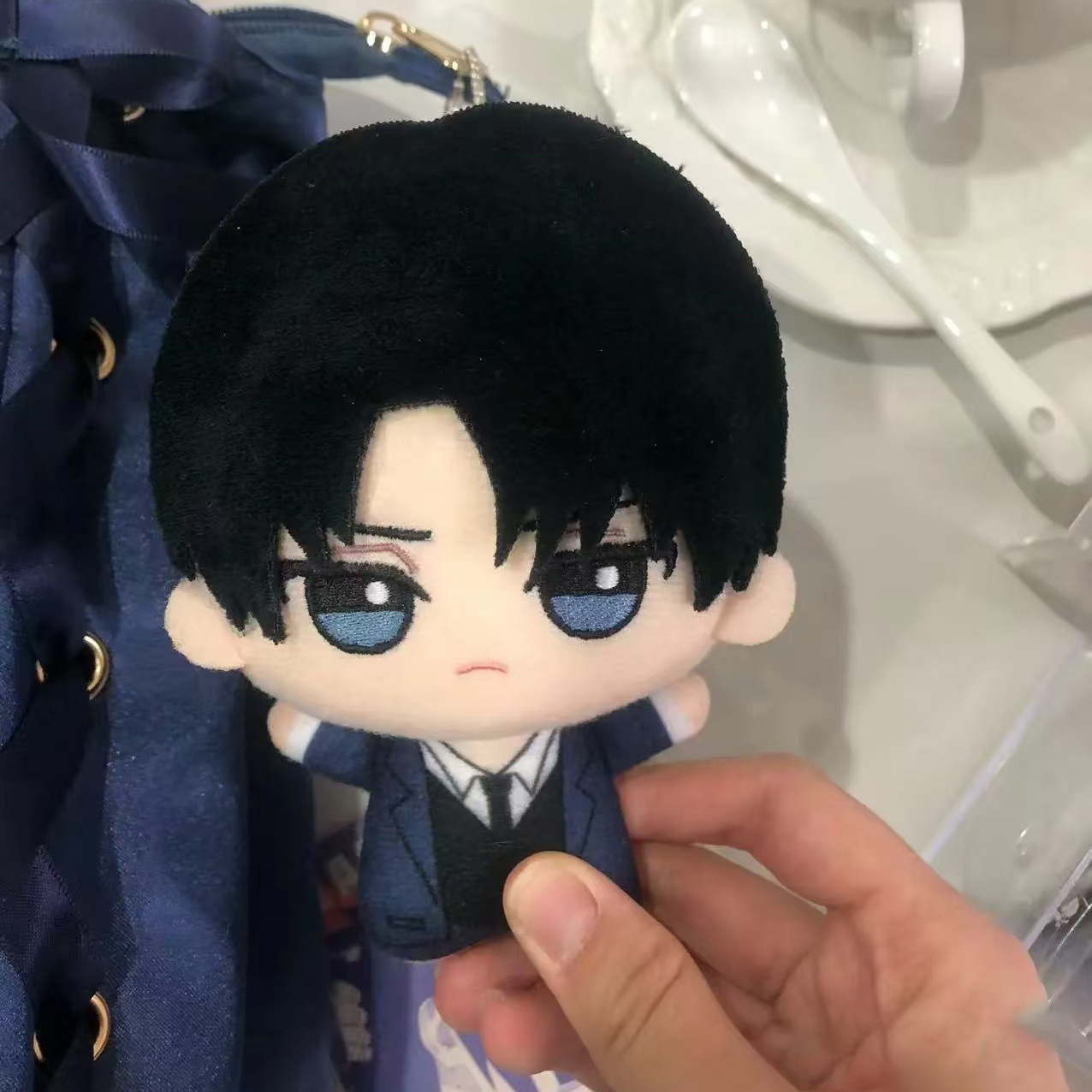 10cm 레비 아커만 플러시 인형 애니메이션 피규어 코 - Cosplay Plushie Prop 리뷰 및 가격