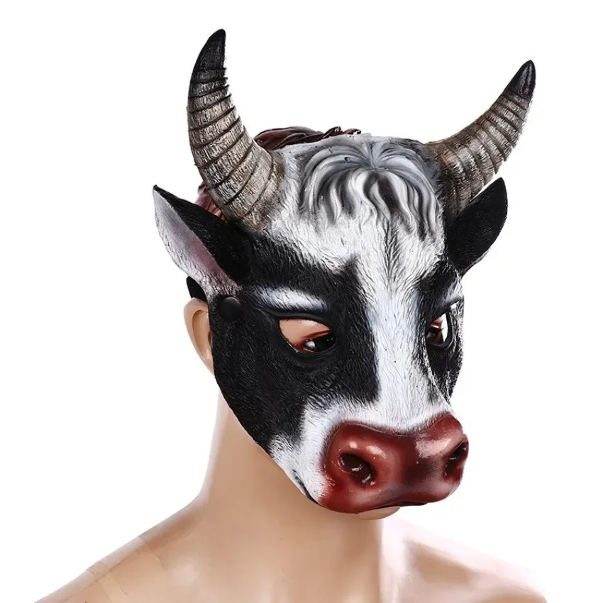 PU 폼 3D 현실적인 동물 암소 머리 마스크 카니발  - Cosplay Prop Foam 리뷰 및 가격