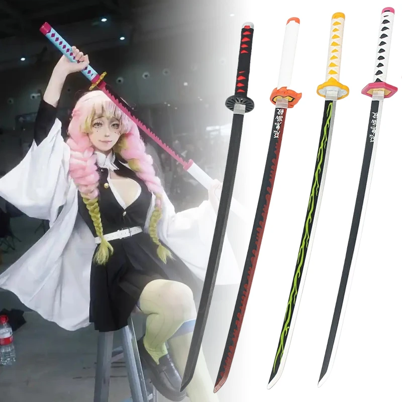 72 104cm 데몬 슬레이어 카타나 탄지로 기유 미츠 - Cosplay Prop Katana 리뷰 및 가격
