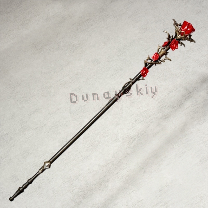실루스 스태프 실버 윙 데몬 레드 로즈 완드 러브 앤  - Cosplay Prop 3D Print 리뷰 및 가격