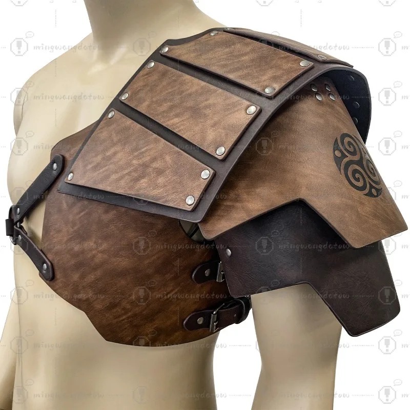 중세풍 일방 어깨 갑옷 북유럽 스타일 바이킹 어깨 갑옷 - Prop For Cosplay 리뷰 및 가격