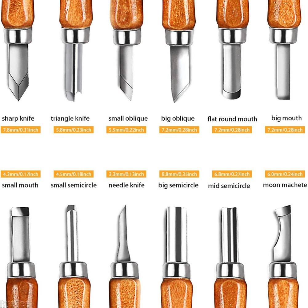 12Pcs SK2 목공 조각 도구 세트 가방 포함 HR - Craft Knife Set 리뷰 및 가격